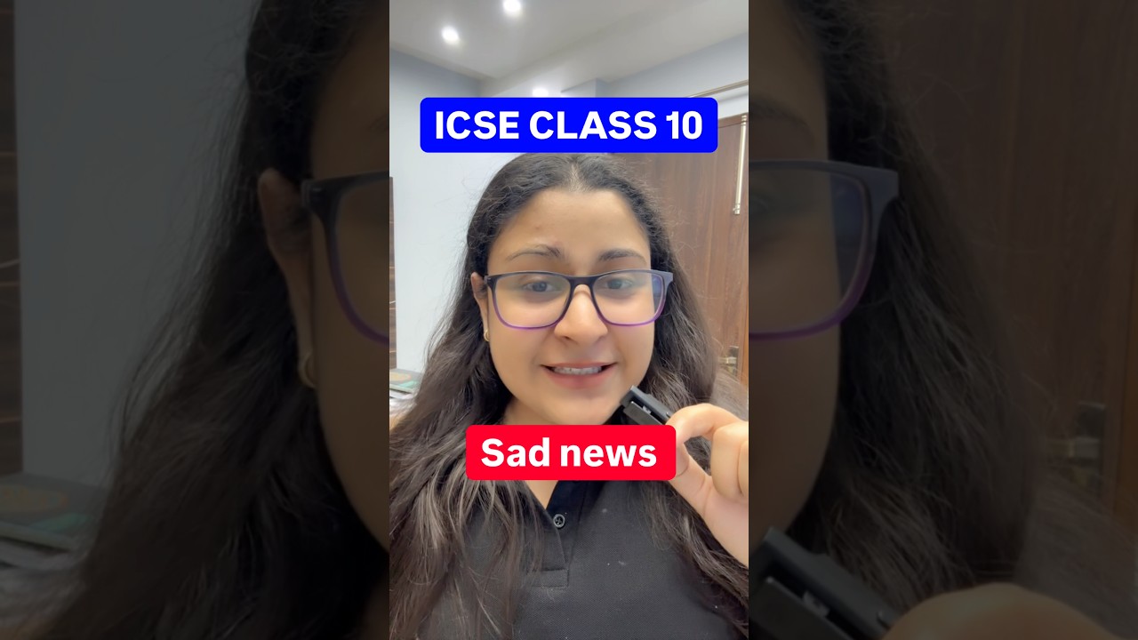 ICSE Class 9 and 10 | Important News - Channel link in comment box. #icse #fyp #trending #ytshorts
