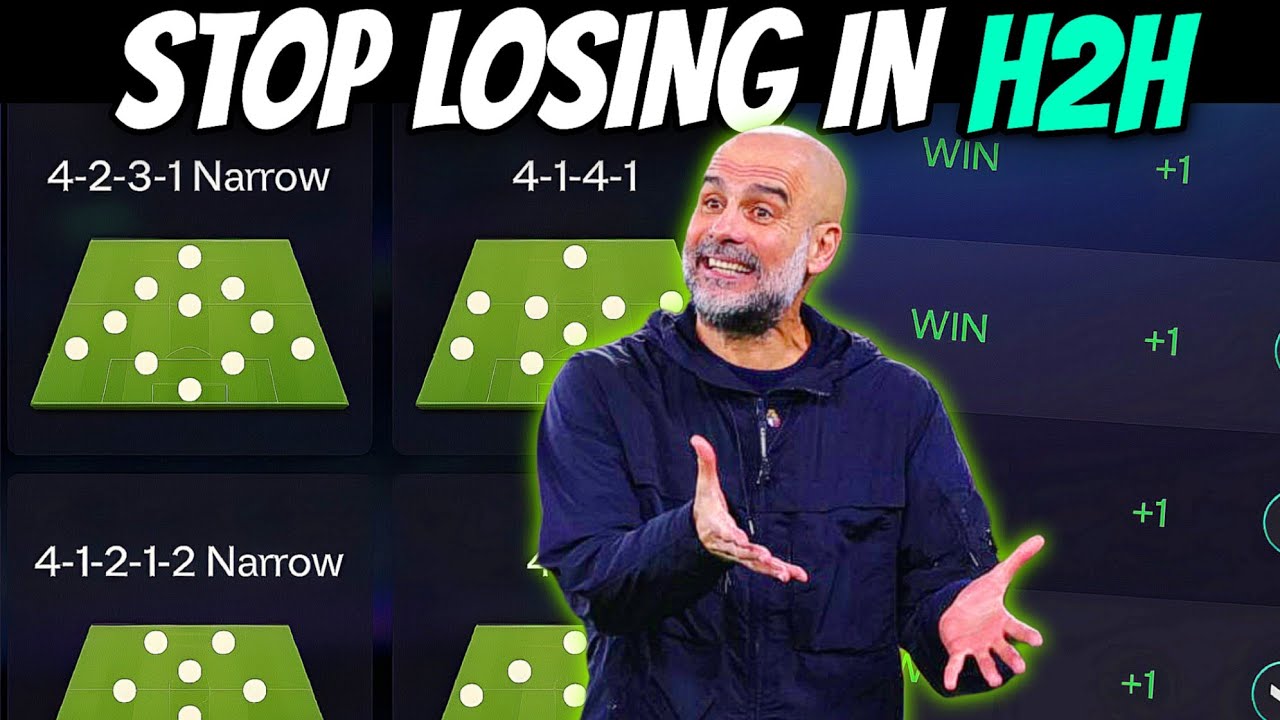 Stop Losing Every H2H Match. ! Try These Formations NOW ! ⚡
