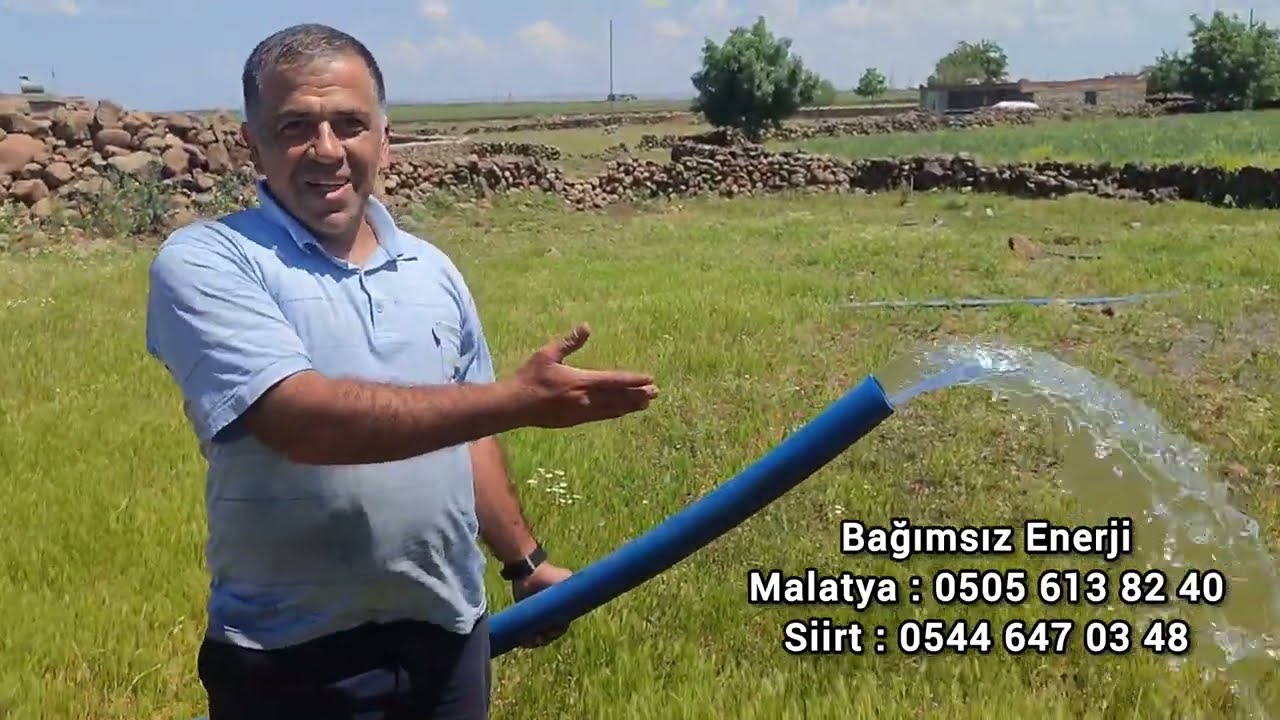 DİYARBAKIR ÇINAR KARAÇEVRE KÖYÜNDEKİ 3. KURULUMUMUZ - 2 ADET 3 HP SİSTEM