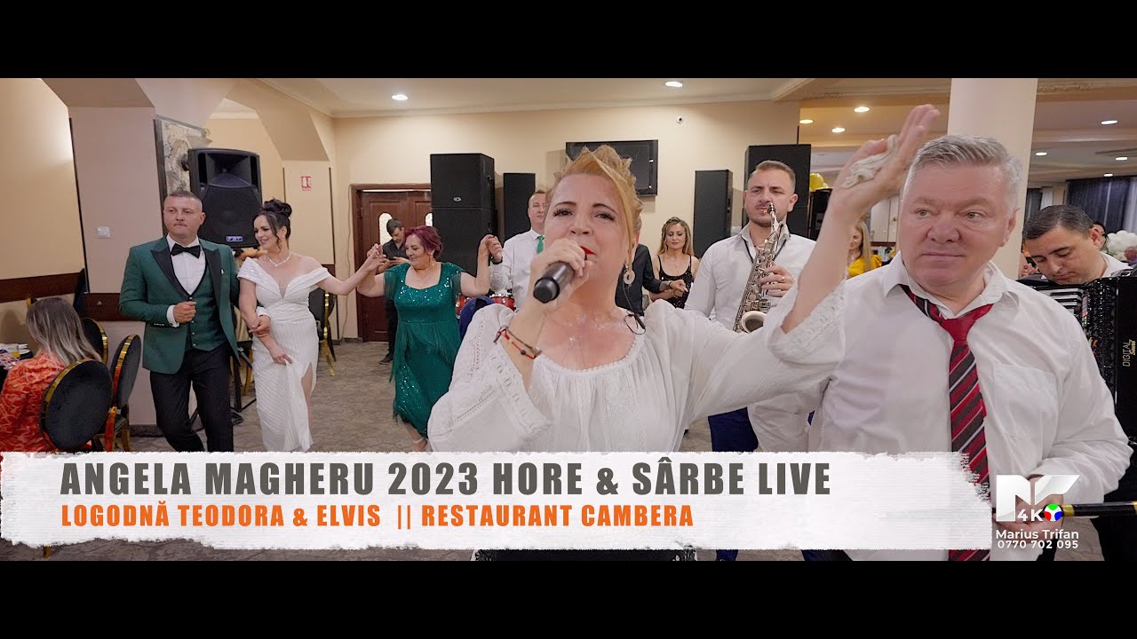 || 4K || Angela Magheru si Formatia Magheru - Hore & Sarbe 2023 Live || Logodna Teodora si Elvis