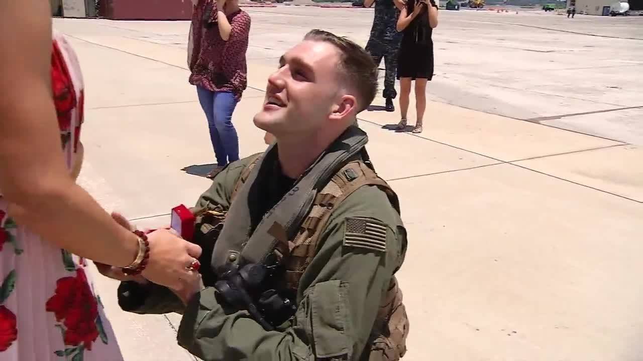 Navy helo squadron returns home