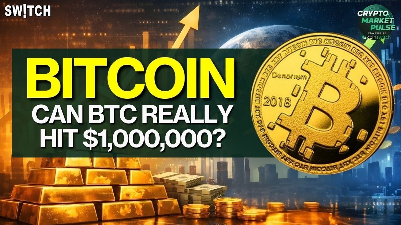 Crypto Market Pulse: Can BTC Really Hit $1,000,000? । Top News of The Day। Powered by CoinSwitch