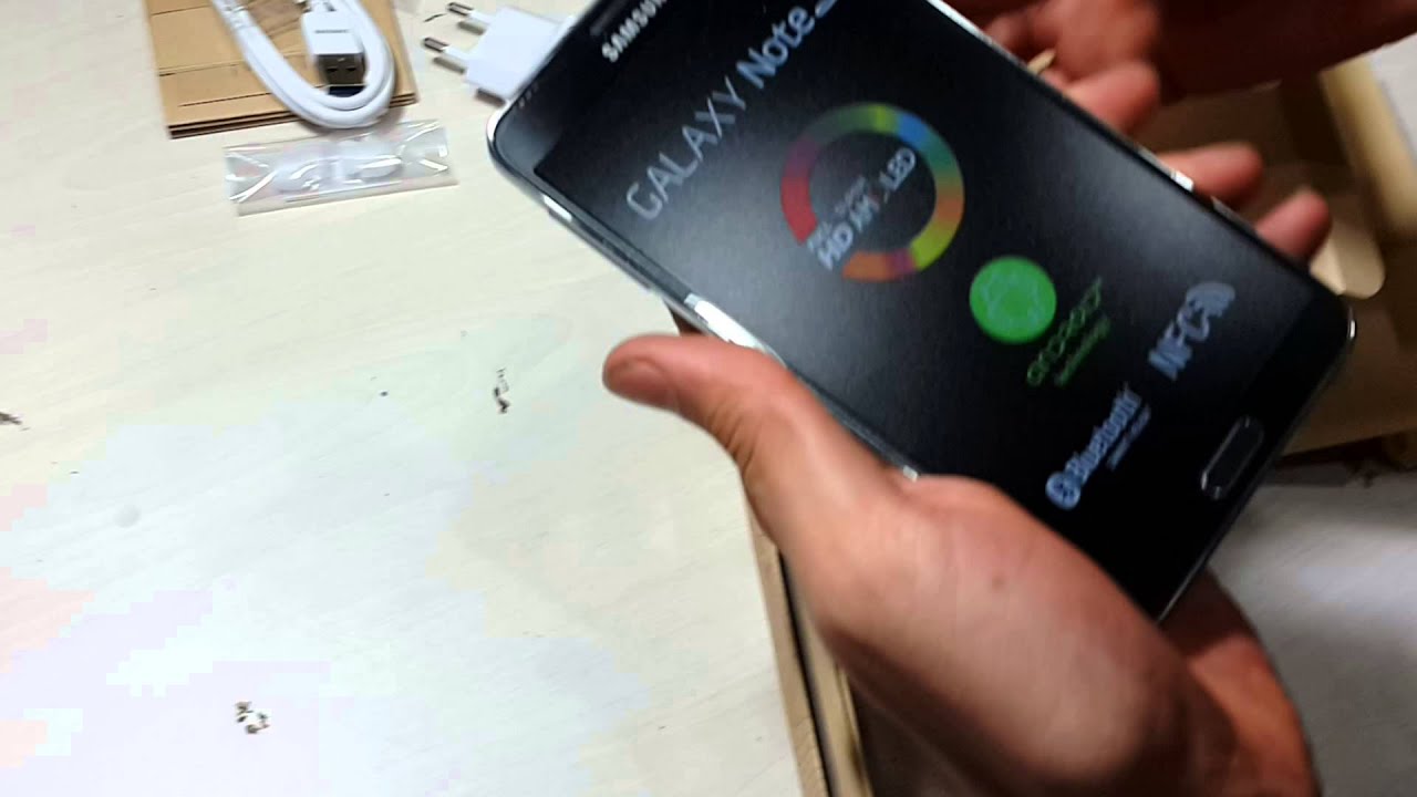 Galaxy Note 3 kutu açılımı türkçe