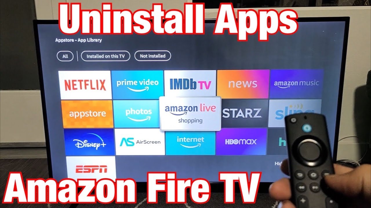 Amazon Fire TV: как удалить/деинсталлировать приложения (или удалить из облака)