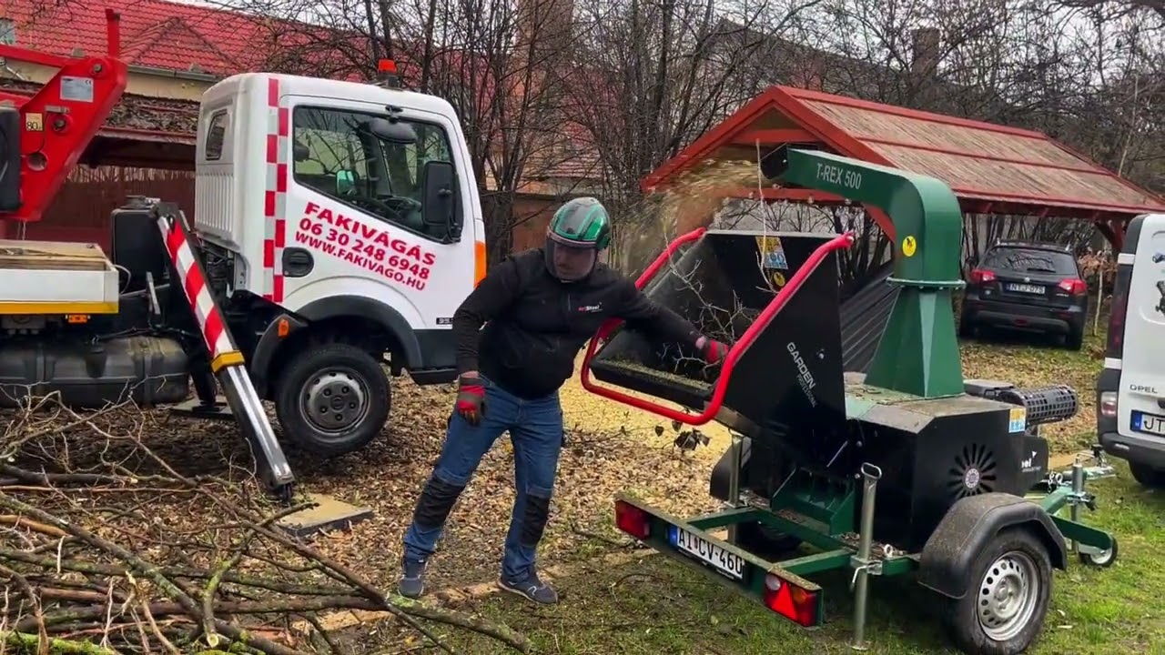 artSteel T-REX 500 benzinmotoros ágaprító, rendszámos!