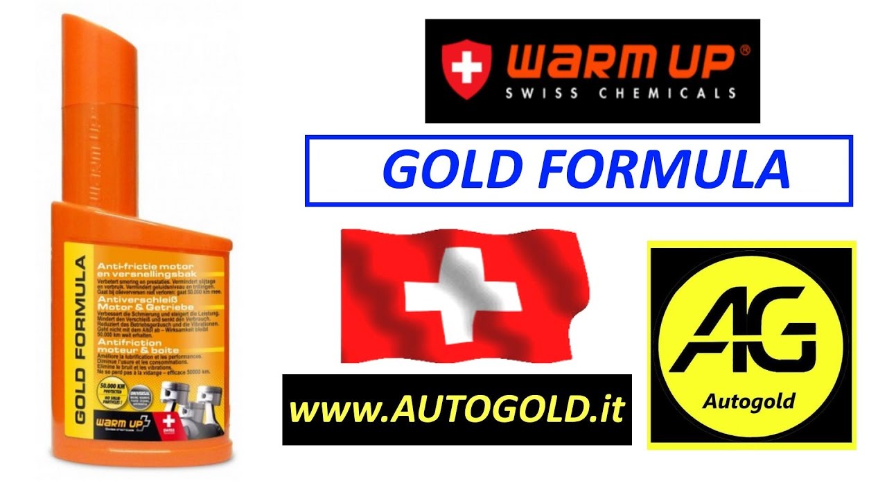Warm Up Gold Formula - additivo antiattrito olio motore trasmissione (Autogold.it)