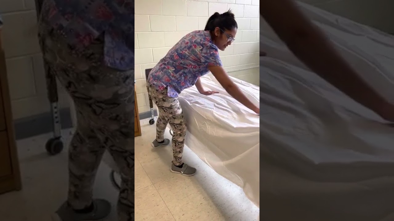 Making an Unoccupied Bed (No client in the bed)