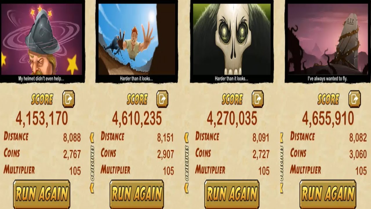 Temple Run 2 Reverse Gameplay - FROZEN SHADOWS VS SPIRITS COVE VS LOST JUNGLE VS SKY SUMMIT