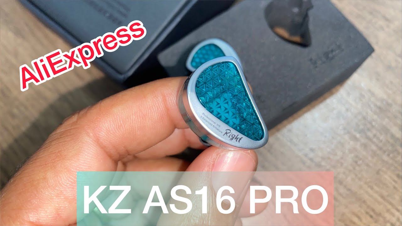 Importei um KZ AS16 PRO - unboxing - AliExpress