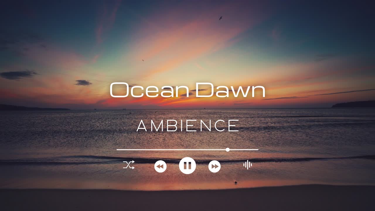 Ocean Dawn 🌊 Gentle Beach Waves | Calm Ambience for Relaxation & Sleep | 11:11 hours