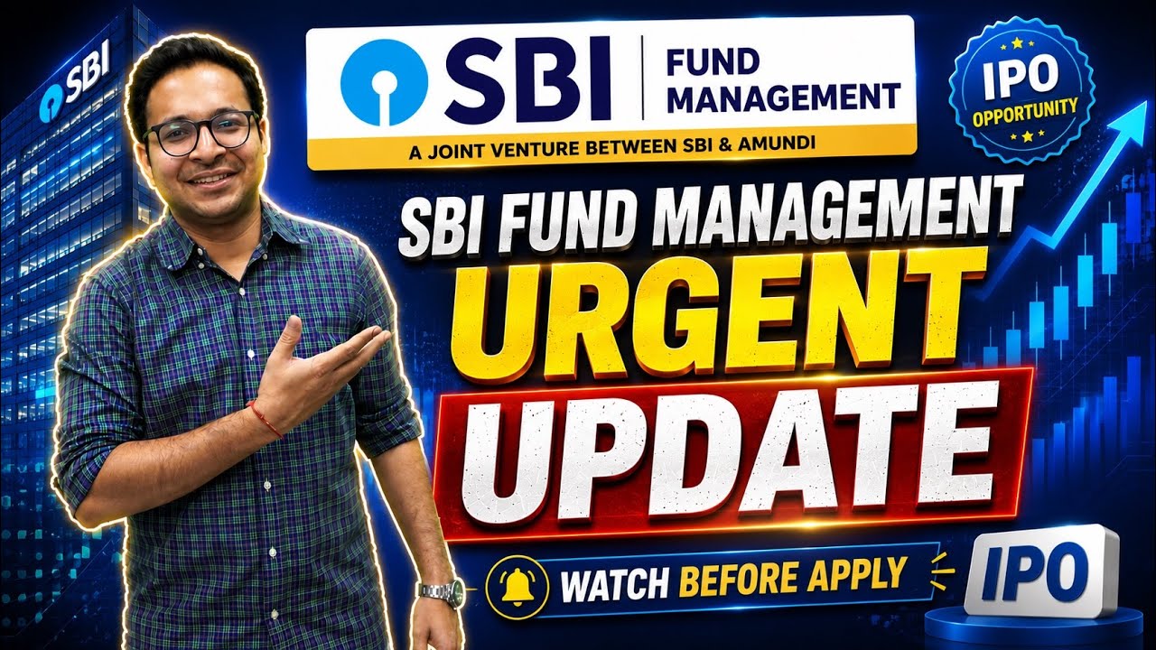 SBI MF AMC IPO - Urgent update | Anchor list and latest GMP | 
