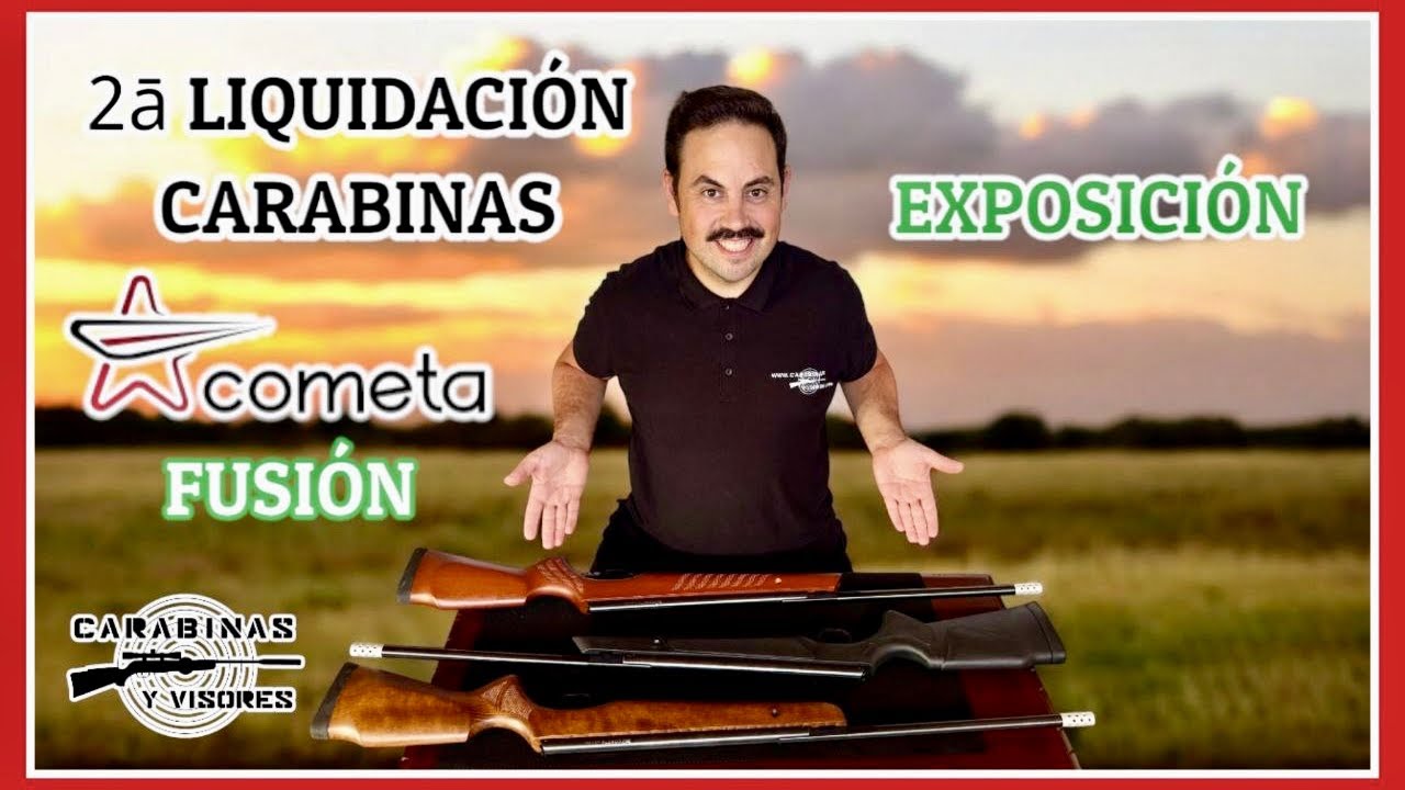 Liquidación carabinas Cometa Fusion exposición Ibercaza 2024 #airecomprimido #tirodeportivo #caza