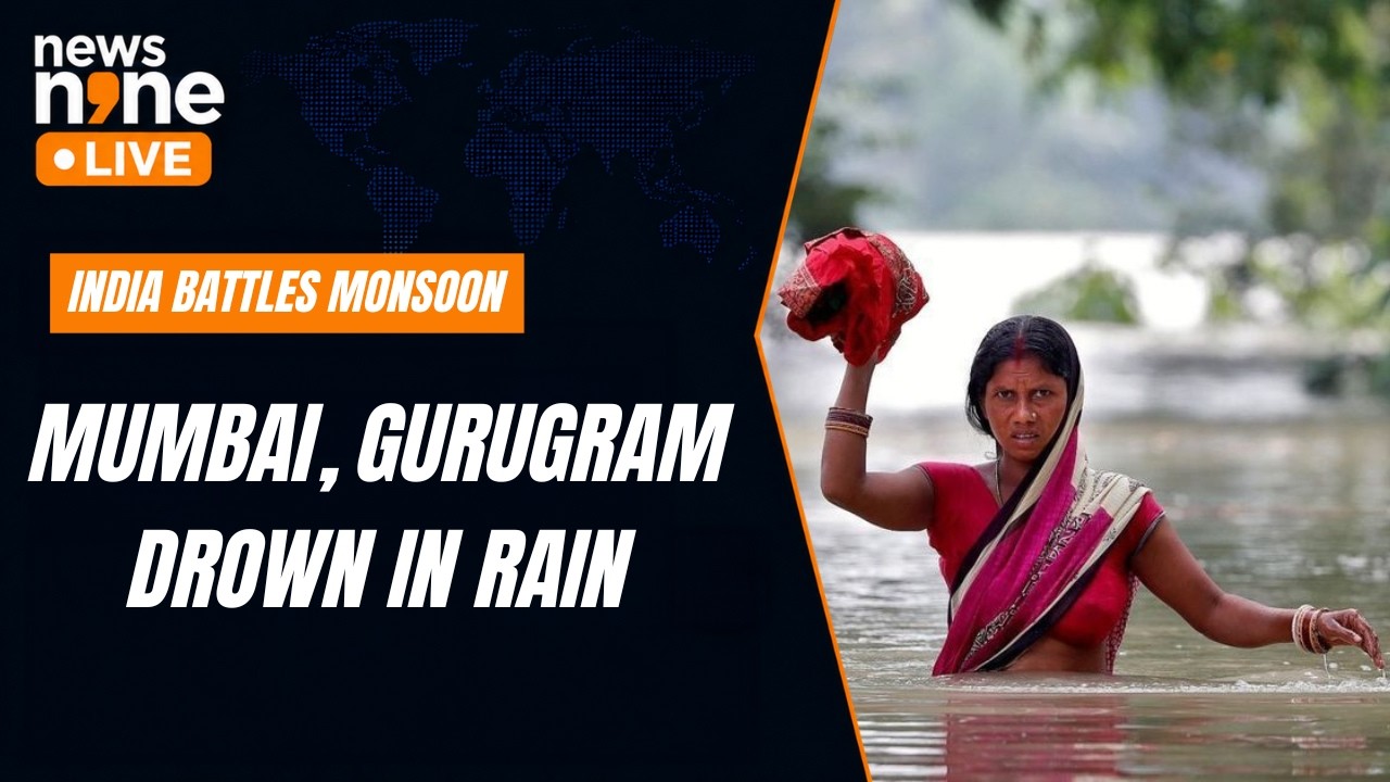 Monsoon 2026: Mumbai & Gurugram Reel Under Heavy Rain | Floods, Traffic Chaos | News9
