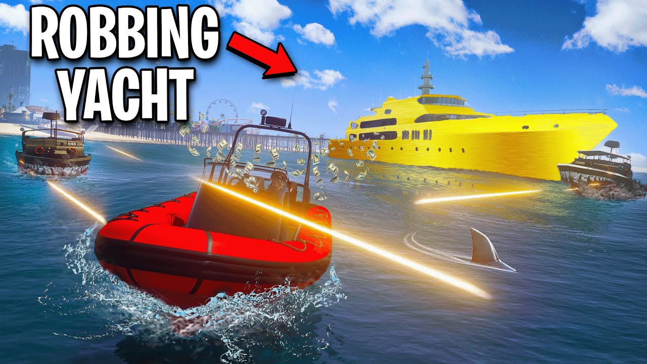 Robbing BILLIONAIRE Yacht in GTA!