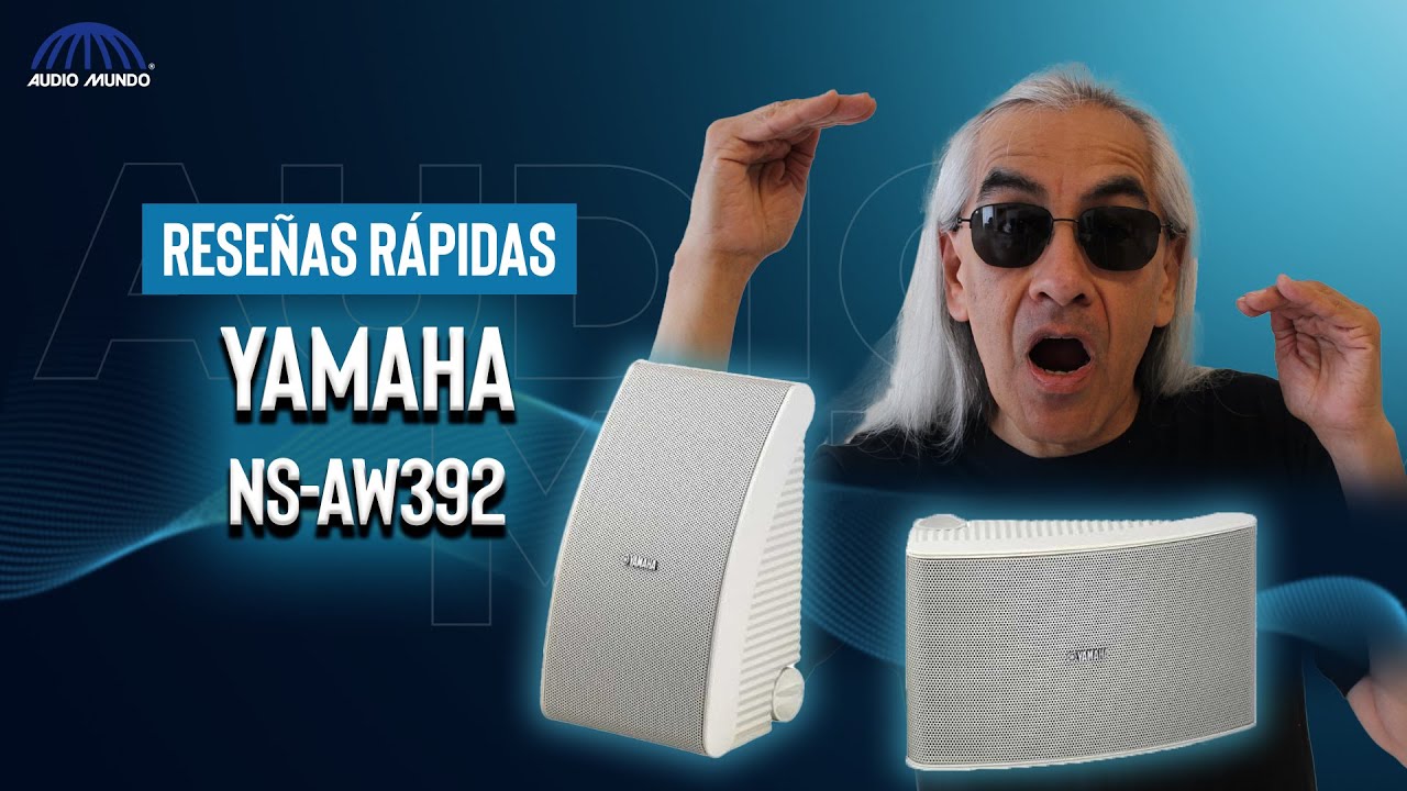 Altavoces para interiores o exteriores marca Yamaha modelo NS-AW392