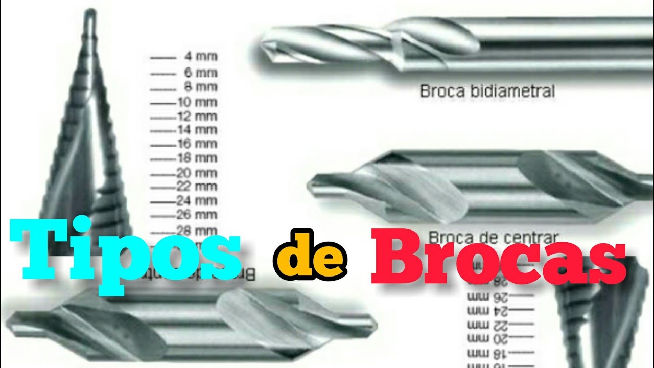 Tipos de BROCAS y MECHAS para TALADRO / CUAL elegir para cada trabajo?