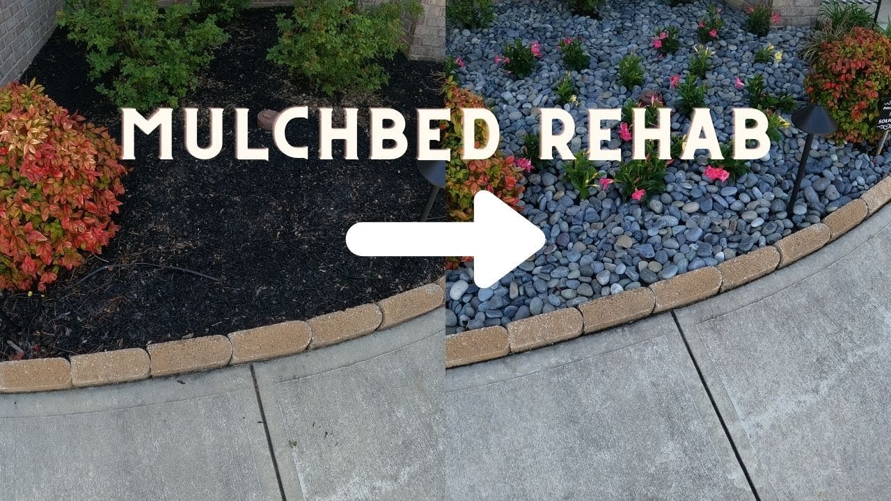 Flowerbed makeover and making it maintenance free
