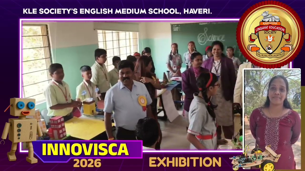 innovisca annual exhibition 2026 @ KLE SCHOOL HAVERI