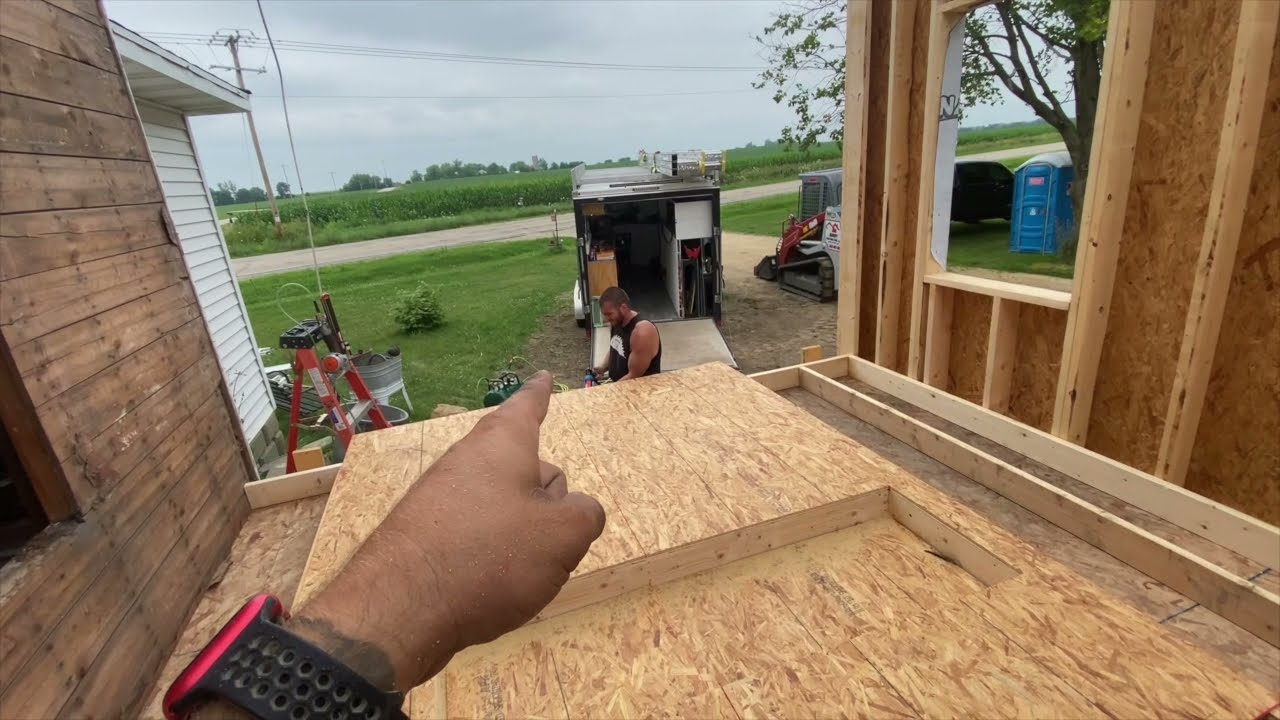 Building an Addition: Building and Standing Exterior Walls