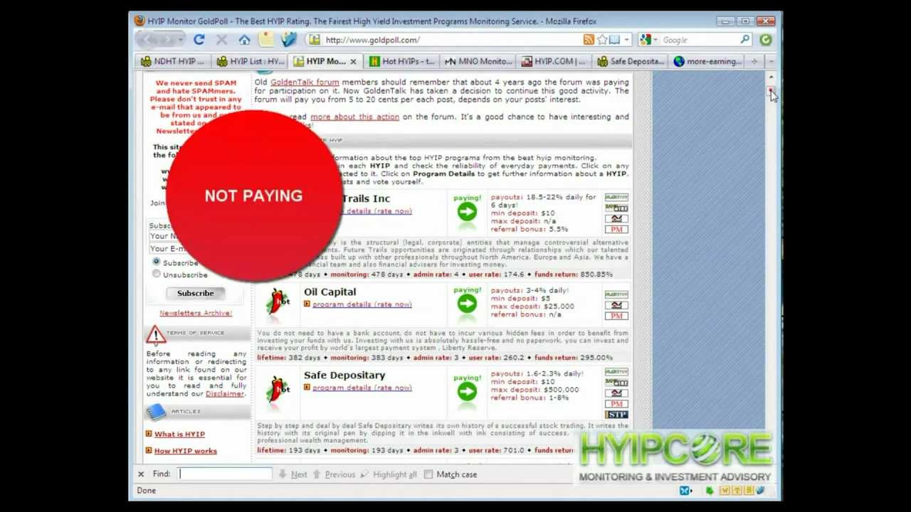 HyipCore.com - The Best Review of Hyip Monitor & Referral Builder