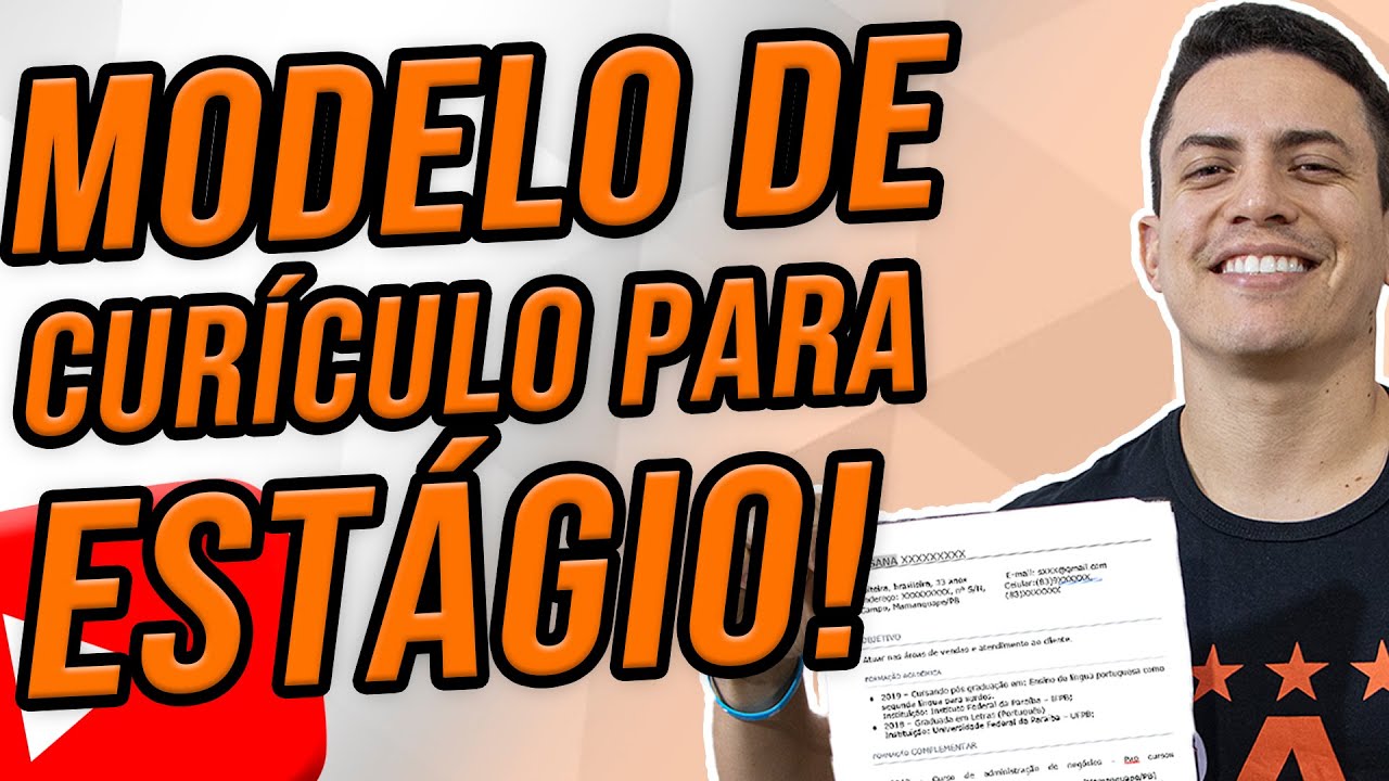 COMO FAZER UM CURRÍCULO PARA ESTÁGIO