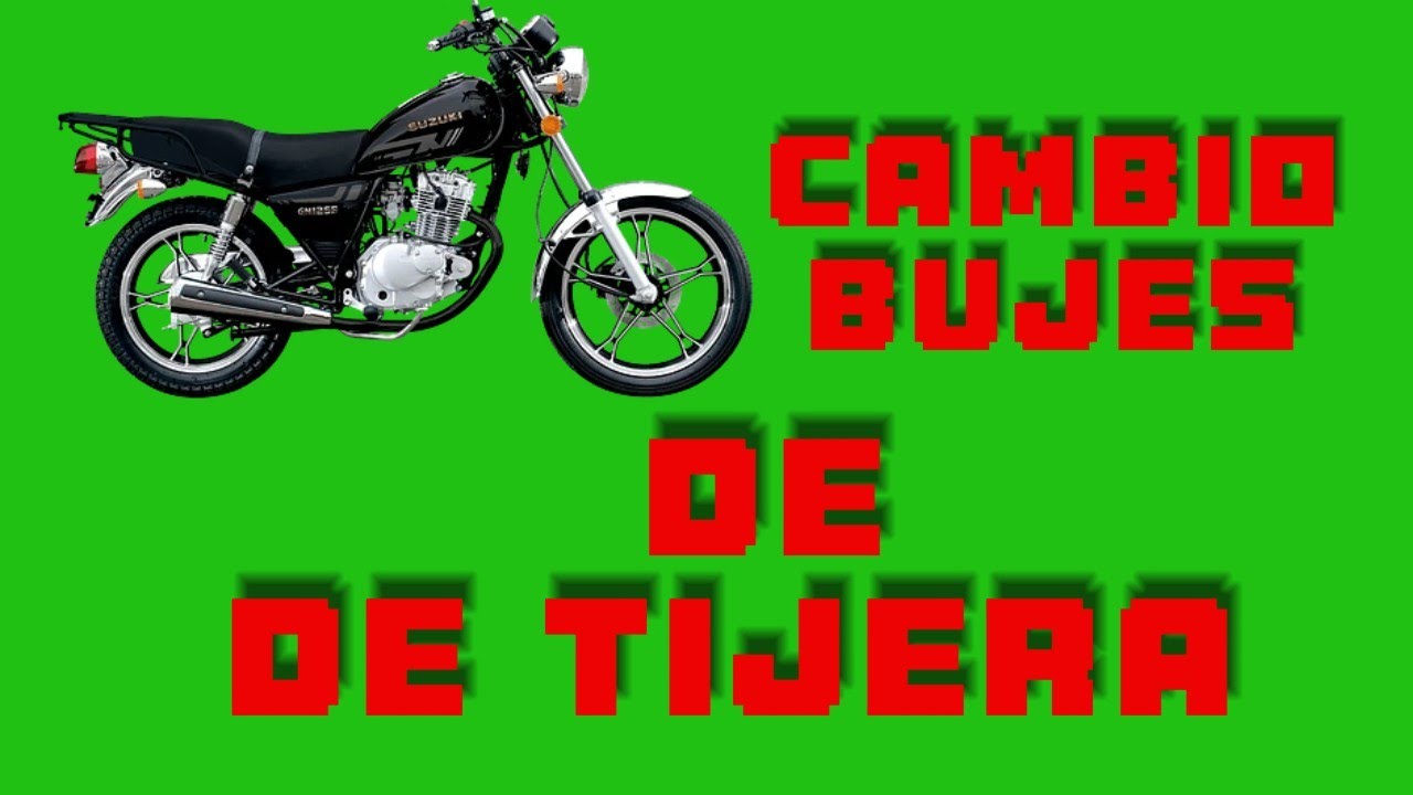 Suzuki gn 125 / Cambio bujes de tijera.
