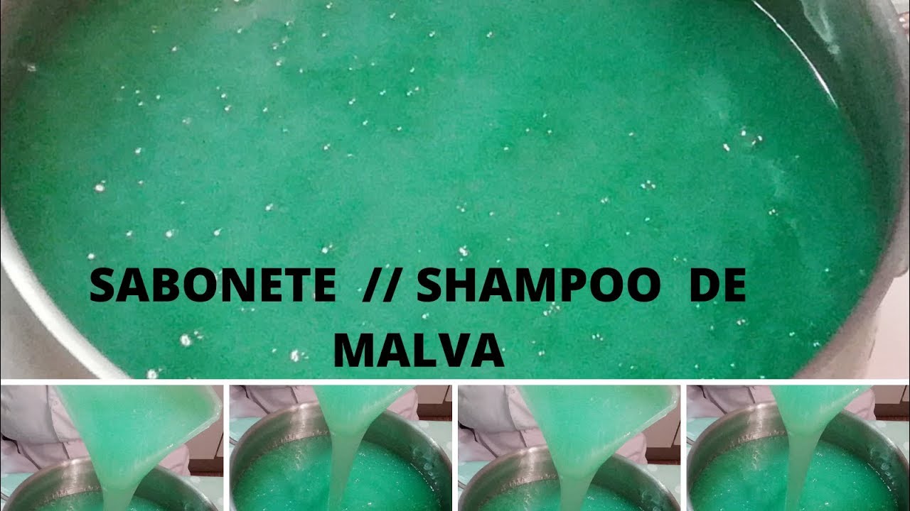SABONETE     SHAMPOO LIQUIDO   DE  MALVA