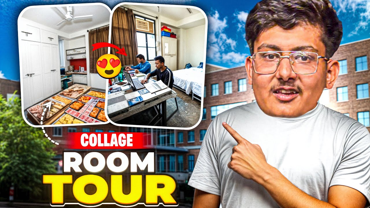 My College Hostel Room Tour 😍 (BUT NOT IIT/NIT 🥹)