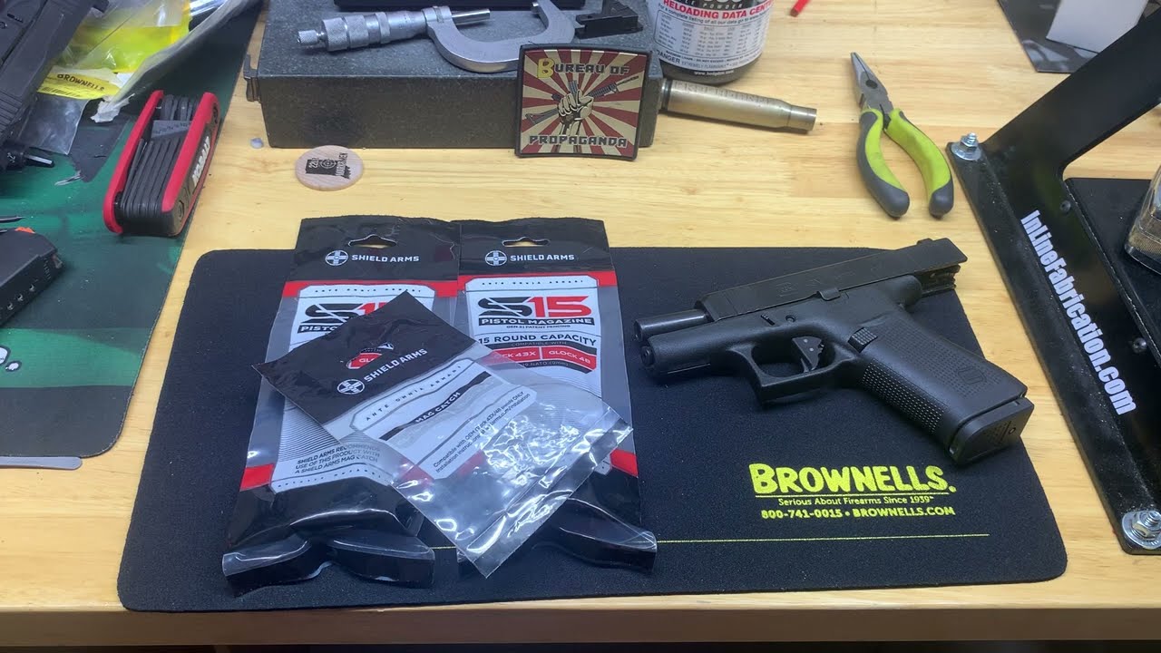 Glock 43x upgrades: Shield Arms S15 Mags and others