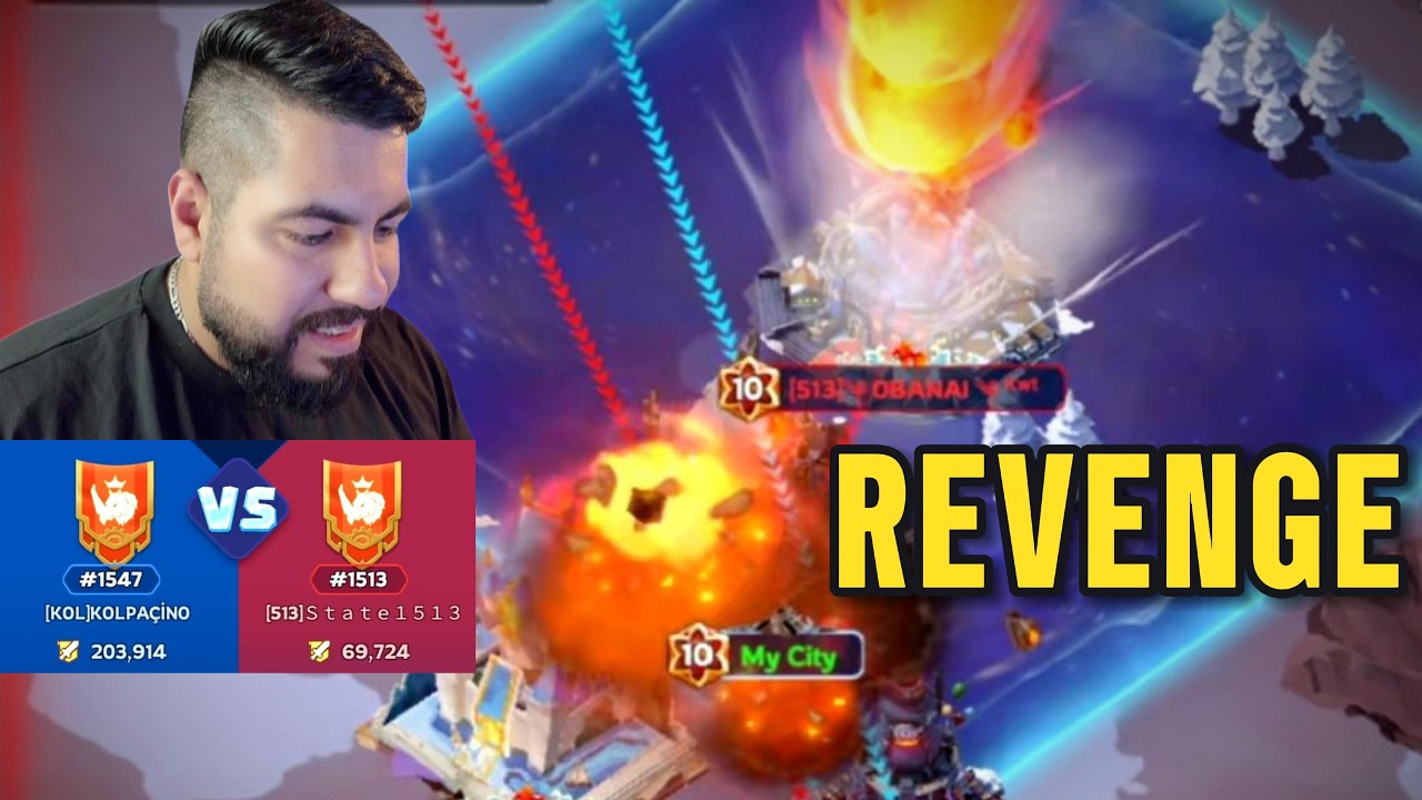 WOS FOUNDRY BATTLE \ FINALLY GETTING REVENGE 🔥\ الثأر في معركة المسبك