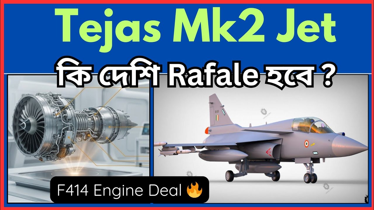 তেজস Mark 2  কি দেশি রাফাল হবে ? |  F414 Engine | India Defence Update