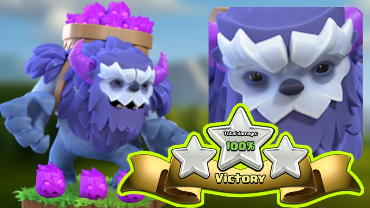 آموزش اتک با یتی و ترکیبی سمی در کلش اف کلنز | clash of clans yeti