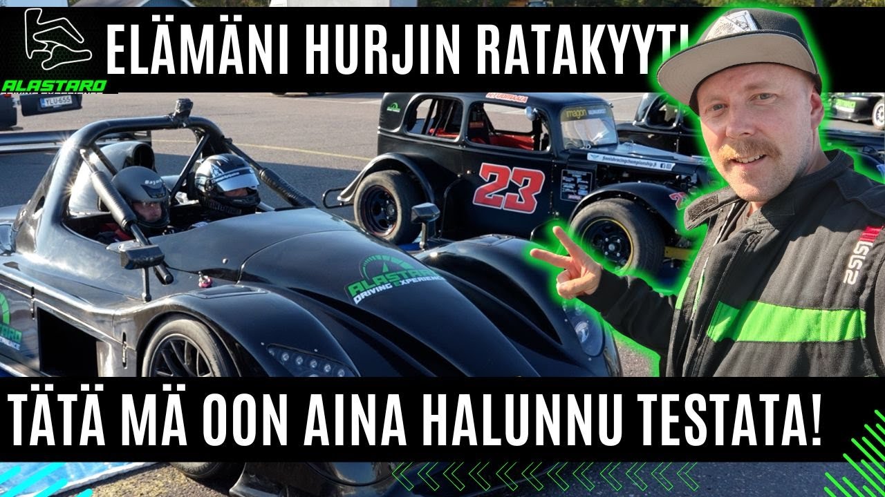 TÄTÄ MÄ OON AINA HALUNNU TESTATA! | Elämäni HURJIN ratakyyti Alastarolla