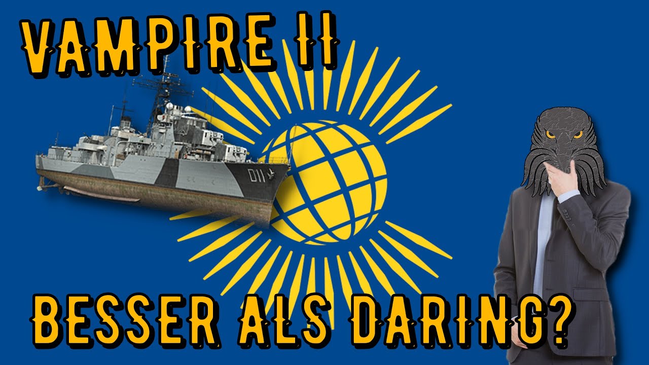 World of Warships Legends - VAMPIRE II - Legendär - Besser als Daring? [deutsch/ gameplay]