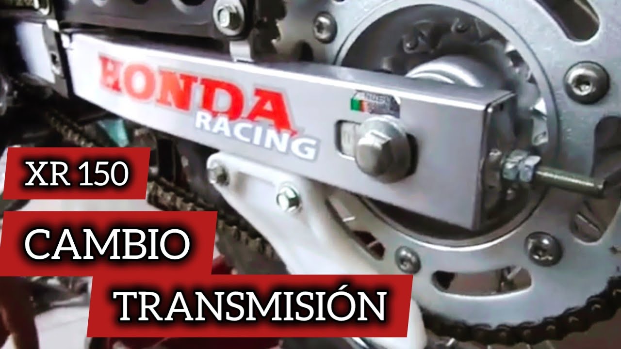 Cambio TRANSMISION Cadena Corona Piñon HONDA XR 150 L - RELACIÓN CORTA