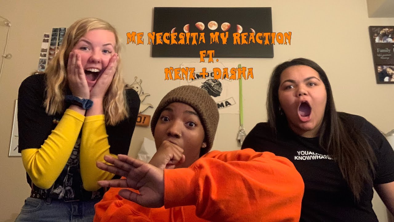 me necesita x prettymuch & cnco mv reaction w/ kenz & dasha!!