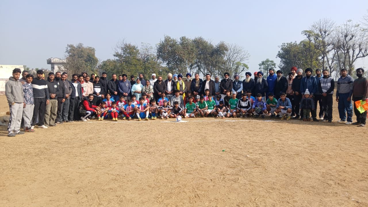 ਫੁੱਟਬਾਲ ਟੂਰਨਮੈਂਟ ਪਿੰਡ ਮੁਹੇਮ 12-01-2026 JINHDA STUDIO MOHEM M. 7837266021