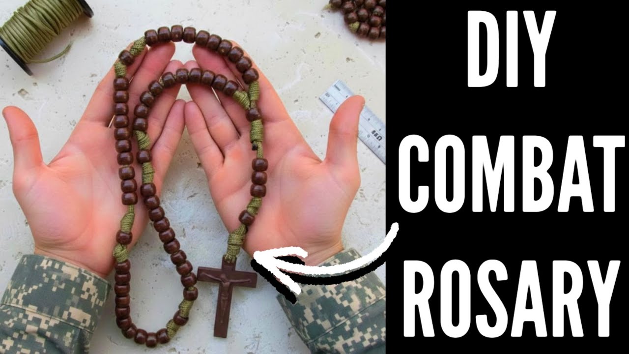 How to make a Military paracord Rosary I Easy DIY tutorial!