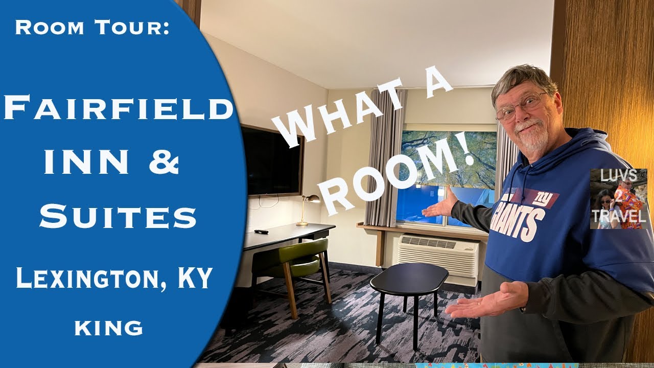 What a huge room! Let's check out the FAIRFIELD INN and SUITES by Marriott, Lexington, Kentucky