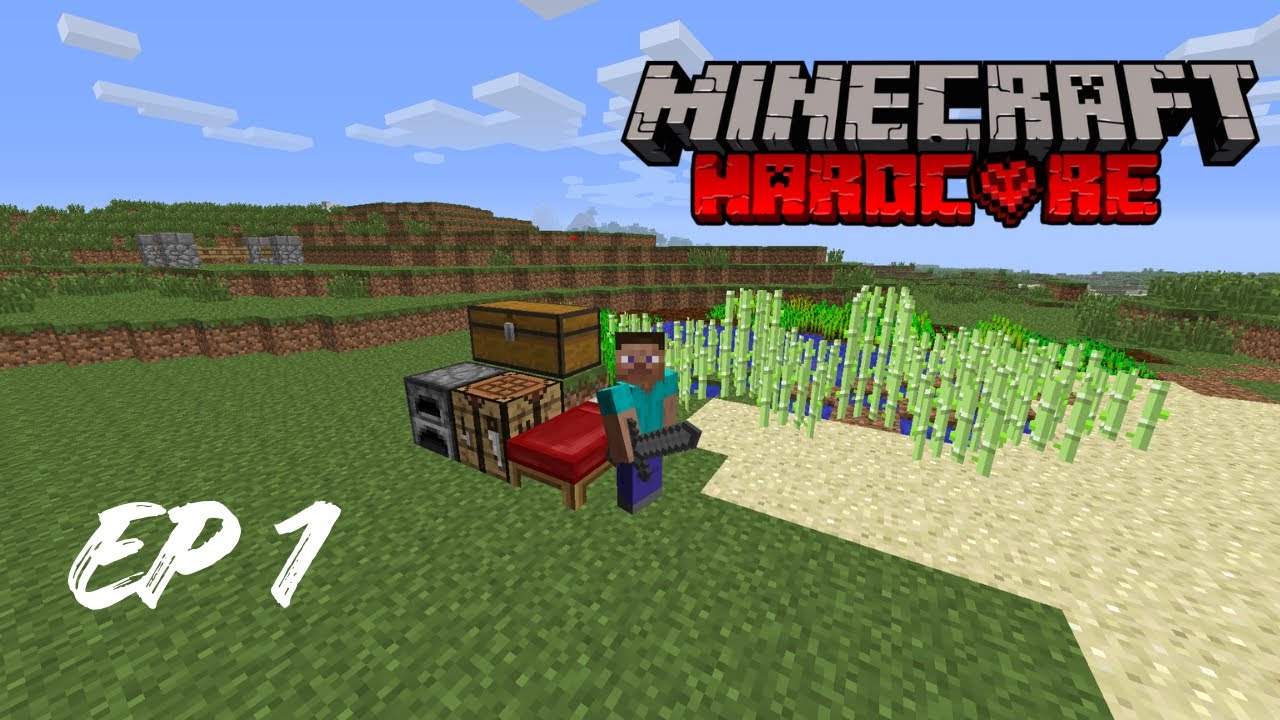 MINECRAFT HARDCORE EVERY VERSION - relaxing longplay no commentary - EP. 1 - VER 1.1