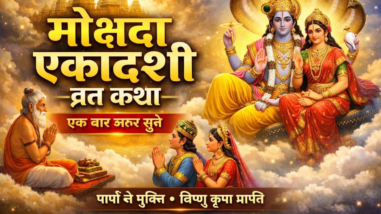 मोक्षदा एकादशी व्रत कथा। एक बार जरूर सुने। Mokshda Ekadashi Vrat Katha | #mokshdaekadashi #vrat 
