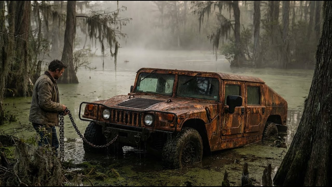 Restoration of Abandoned Swamp Condition 1992 Hammer H1 – Relaxing ASMR