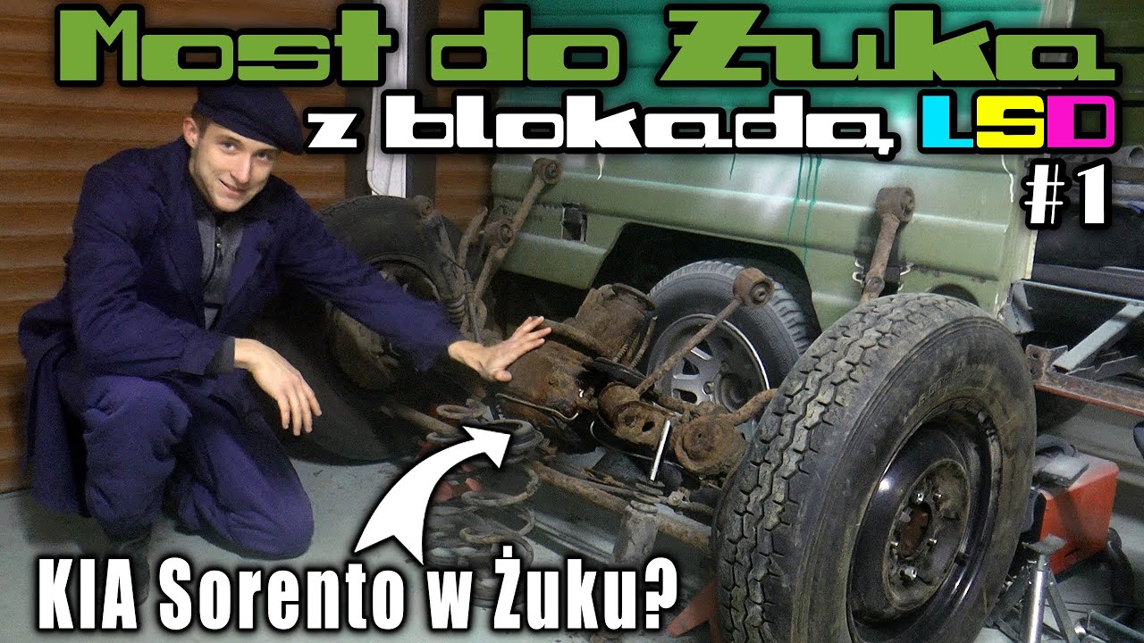 POWRÓT ŻUKA - próbujemy upchnąć nowy most z Kii Sorento - ŻUK KAMPER #11