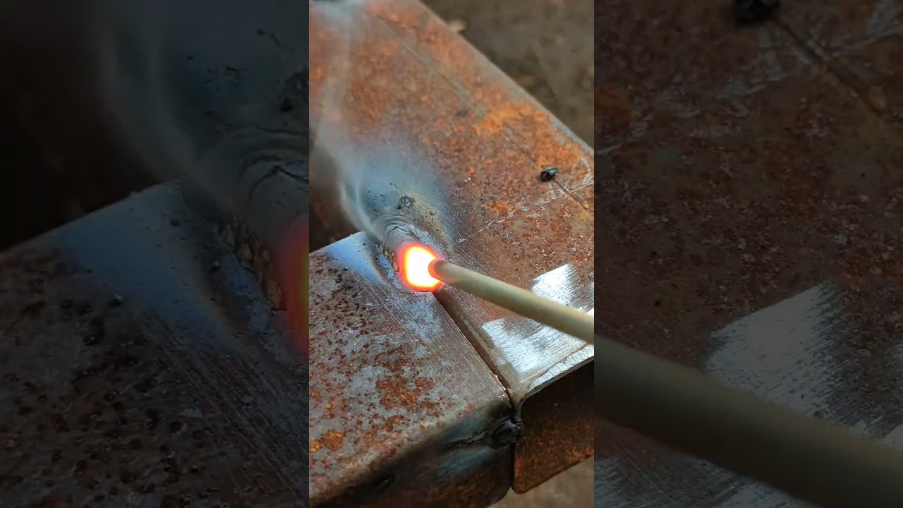 stick welding technique on thin square tubes