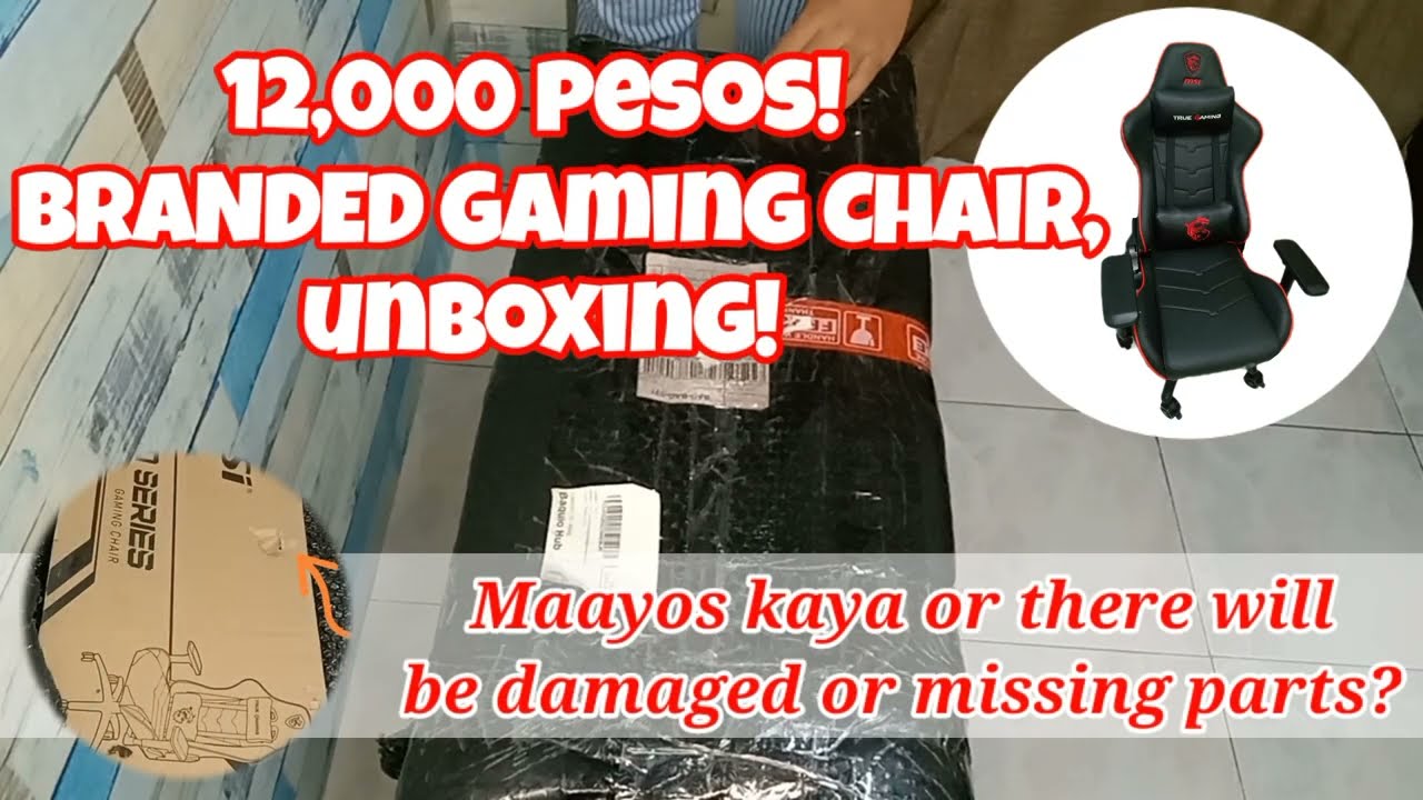 MSI 12K Gaming Chair (msi) Unboxing | msi MAG CH120-X