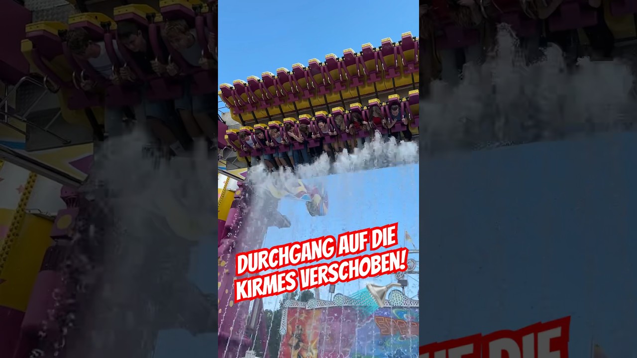 Dieses Kirmes Fahrgesch&auml;ft zwingt dich zu duschen! 😜💦