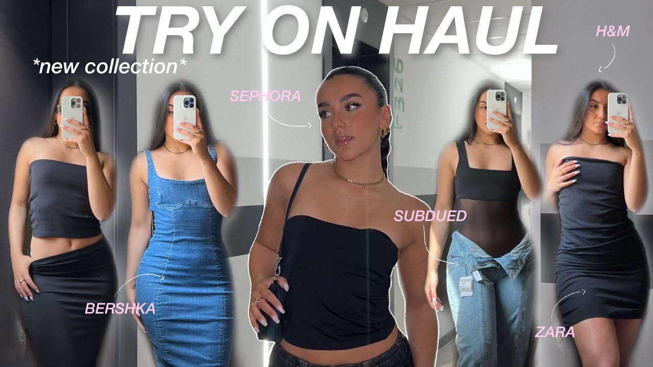 TRY ON HAUL ✨ || zara, sephora, subdued, bershka, H&M, vinted & more!