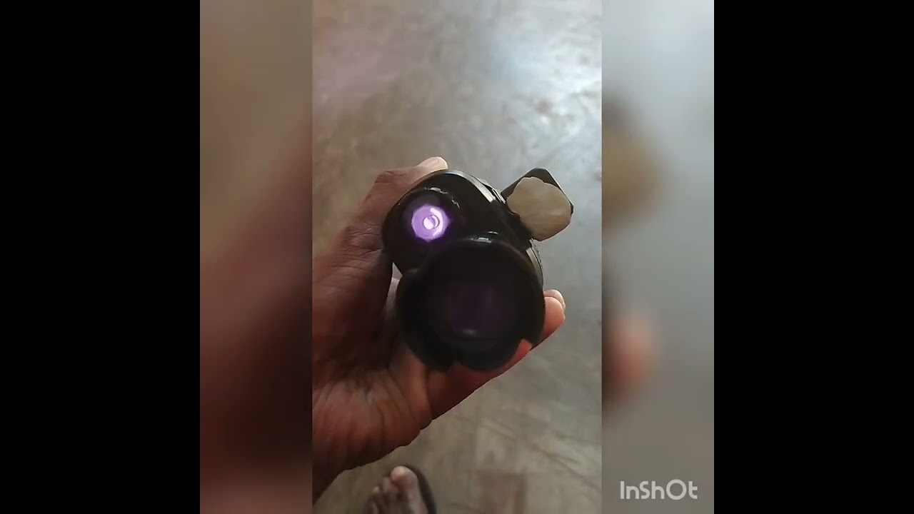 fazendo teste de bateria externa 18650 3.7v a 4.2v no visão noturna