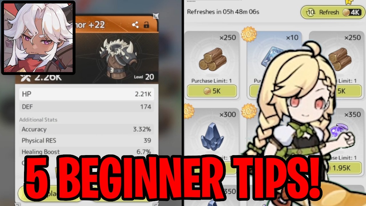Sword x Staff FIVE BEGINNER TIPS! Progress Quickly Early-Game!