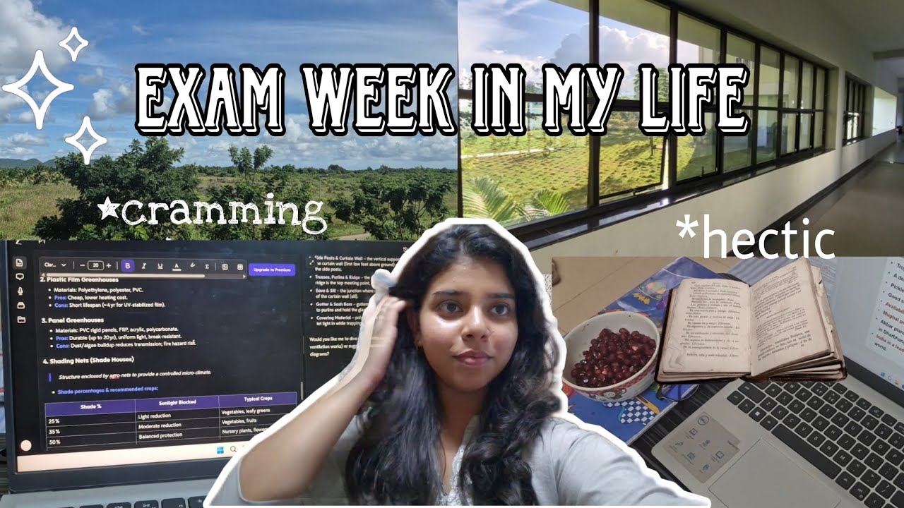  Midterms really broke me | SRM exam week reality 📚 | lots of yapping ✨️